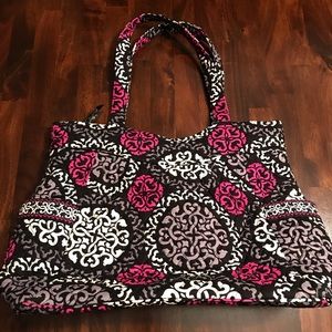 Vera Bradley Large Pleated Tote, Used Once